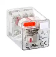 HR703CA024: Power Relay, 3PDT, 24 VAC, 10 A, HR703C Series, DIN Rail, Non Latching