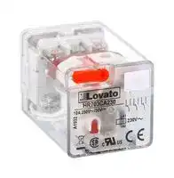 HR703CA230: Power Relay, 3PDT, 230 VAC, 10 A, HR703C Series, DIN Rail, Non Latching