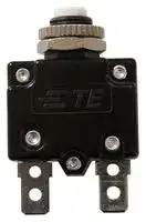 W57-XB1A4A10-15: Thermal Circuit Breaker, W57 Series, 15 A, 1 Pole, 50 V, 250 V, Panel