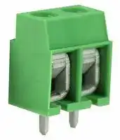CTB55VG/2: Standard Terminal Block, CTB, 2 Contacts, 5 mm, Terminal Block, PCB Mount, 12 AWG