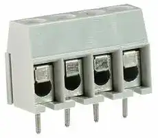 CTB1000/4: Standard Terminal Block, CTB, 4 Contacts, 5 mm, Terminal Block, PCB Mount, 12 AWG