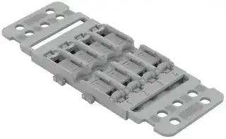 221-2504: Mounting Carrier, 4 Way, Wago 221-2411 Inline Splicing Connector with Lever, 221 Series