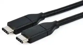 PSG91214: USB Cable, Type C Plug to Type C Plug, 1 m, 3.28 ft, USB 3.1, Black, E-Marked Cable