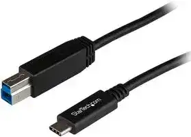USB31CB1M — USB Cable, 1m 3 ft USB C to USB B Printer Cable, M/M, USB 3.1 (10Gbps)