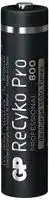 GPRHCH83B209: Rechargeable Battery, 1.2 V, Nickel Metal Hydride, 800 mAh, AAA