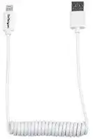 USBCLT60CMW — USB Cable, Type A Plug to Lightning Plug, 600 mm, 23.62 ", USB 2.0, White