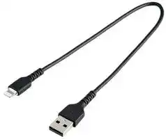 RUSBLTMM30CMB: USB Cable, 30cm USB to Lightning Cable Black, Apple MFi Certified, Aramid Fiber