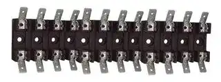 BK/S-8201-2-R: FUSE BLOCK, 6.3 X 32MM, BOLT IN MOUNT