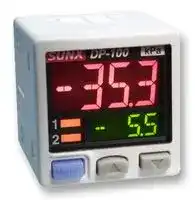 DP-101-E-P: Pressure Sensor, Shock Resistant, -10 to 50°C, 1 bar, Gauge, 24 VDC