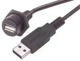 WPUSBAX-3M.: COMPUTER CABLE, USB, 3M, BLACK