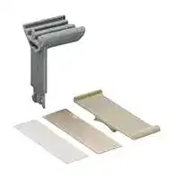 209-112: TERMINAL BLOCK MARKER CARRIER, 10MM W, WHITE