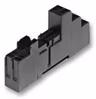 1860200-1: Relay Socket, DIN Rail, Screwless Clamp, 16 A, 240 VAC, XT Series