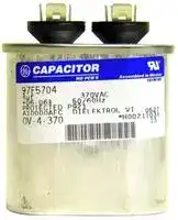 97F5704 — ALUMINUM ELECTROLYTIC CAPACITOR 4UF 370V Can