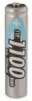 5035221: Rechargeable Battery, Single Cell, 1.2 V, Nickel Metal Hydride, 1.1 Ah, AAA