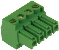 284507-4 — TERMINAL BLOCK PLUGGABLE, 4 POSITION, 30-14AWG