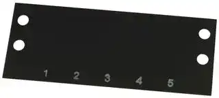 MS-5-142 — TERMINAL BLOCK MARKER, 1 TO 5, 14.3MM