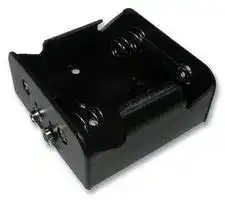 BH121-1B: Battery Holder, D x 2, Through Hole, Snap Term