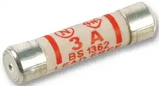 3AFUSE1000: Fuse, Cartridge, Fast Acting, 3 A, 240 V, 6.3mm x 25.4mm, 1/4" x 1"
