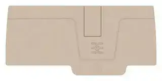 1991940000.: END PLATE, BEIGE, TERMINAL BLOCK