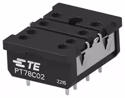 2071566-6: RELAY SOCKET, 8 PIN, 8A, 250V, TH