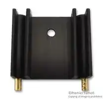 SK 145 25 STS TO 220: Heat Sink, 13.5 °C/W, TO-218, TO-220, TO-247, TO-248, 29 mm, 25 mm, 12 mm