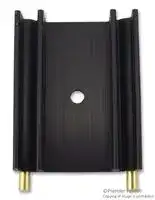 SK 145 37,5 STS TO 220: Heat Sink, 12 °C/W, TO-218, TO-220, TO-247, TO-248, 29 mm, 37.5 mm, 12 mm