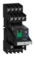 RXM4AB2P7PVM: POWER RELAY, 4PDT, 230VAC, 6A, SOCKET