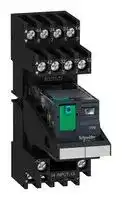 RXM4AB1BDPVM: POWER RELAY, 4PDT, 24VDC, 6A, SOCKET
