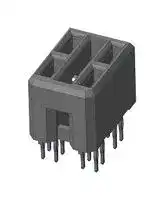 10124646-4455P00LF: BACKPLANE CONN, RCPT, 4POS, PRESS FIT