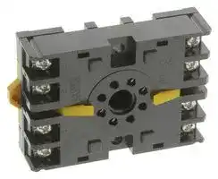P2CF08: Relay Socket, DIN Rail, Panel, Screw, 8 Pins, 6 A, 240 VAC