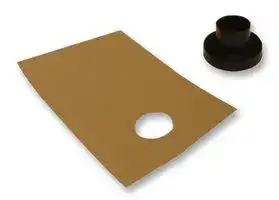 MK3306/TG: Thermal Insulator Kit, TO-220, Silicone Rubber, 1.6 W/m.K, 6 kV, 0.23 mm, 10 ohm-cm