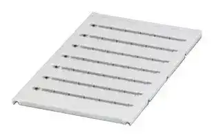 0818069: Terminal Block Marker, Marker Strip, Phoenix Contact Modular Terminal Blocks, Blank (No Legend)