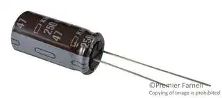 EKMG250ELL100ME11D: Electrolytic Capacitor, 10 µF, 25 V, ± 20%, Radial Leaded, 1000 hours @ 105°C, Polar