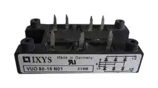 VUO80-16NO1: Bridge Rectifier, Three Phase, 1.6 kV, 80 A, V1-A-Pack, 7 Pins, 1.14 V