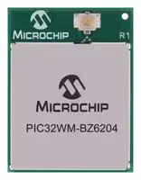 PIC32WM-BZ6204UE-I: Bluetooth Module, BLE 6.0, Class 1/2/3, 2 Mbps, -95dBm, 1.9 to 3.6 V, -40 to 85 °C