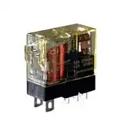 RJ22S-CLD-D24: Power Relay, DPDT, 24 VDC, 1 A, RJ Series, Socket, Non Latching