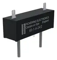 63-1-A-24/2: Reed Relay, SPST-NO, 24 VDC, 63 Series, PCB, 500 ohm, 3 A