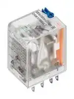 7760056097: Signal Relay, 24 VDC, 4PDT, 5 A, DRM 570 Series, Socket