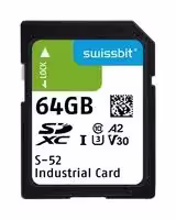SFSD064GL1AM1TB-I-CE-2A1-STD: Flash Memory Card, 3D TLC, SDXC Card, 64 GB