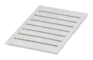 0818085: Terminal Block Marker, Marker Strip, Phoenix Contact Modular Terminal Blocks, Blank (No Legend)