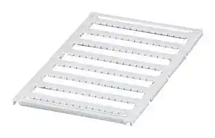 0818140: Terminal Block Marker, Marker Strip, Phoenix Contact Modular Terminal Blocks, Blank (No Legend)