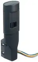 LD6A-0WZQB: Signal Indicator Accessory, Base Module, Wall Mount, Steady / Flashing / Alarm, Black, LD6A Series