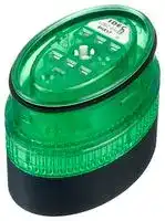 LD9Z-6ALB-G — LED Module, Green, Flashing / Steady, 24VAC / 24VDC, IP65, Black