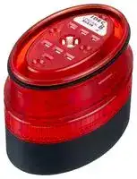 LD9Z-6ALB-R: LED Module, Red, Flashing / Steady, 24VAC / 24VDC, IP65, Black