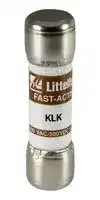0KLK020.T: Fuse, Industrial / Power, KLK Series, 20 A, 600 VAC, 500 VDC, 10mm x 38mm, 13/32" x 1-1/2"