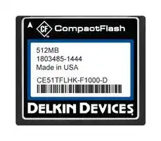 CE51TFLHK-F1000-D: Flash Memory Card, SLC, Compact Flash Card, Type I, 512 MB, C400 Series