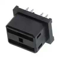 78212-1001: Connector, Impact 78212, 4 Contacts, 5.2 mm, Receptacle, Press Fit, 2 Rows