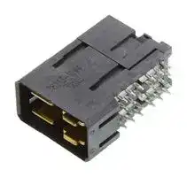 78213-1044: Connector, Impact 78213, 4 Contacts, 5.2 mm, Header, Press Fit, 2 Rows