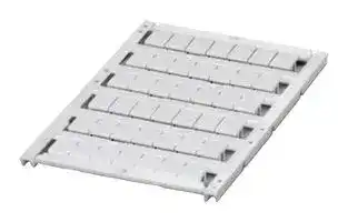 0828740: Terminal Block Marker, Marker Strip, Phoenix Contact Modular Terminal Blocks, Blank (No Legend)