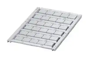 0829144: Terminal Block Marker, Marker Strip, Phoenix Contact Modular Terminal Blocks, Blank (No Legend)